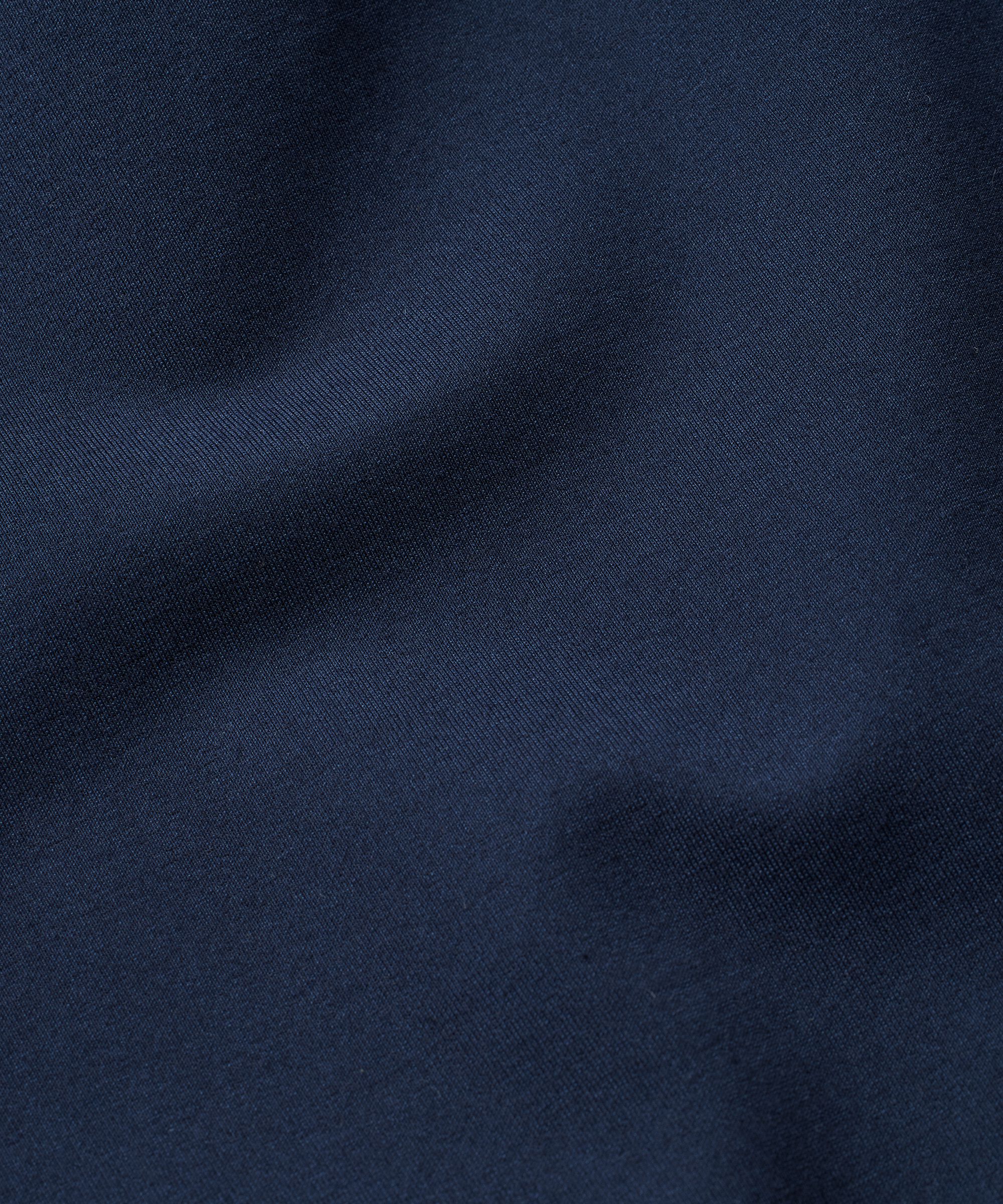 Pantalon En Jersey Avec Plis Sur Le Devant Et Zip Caché Sur Le Côté, Navy Blazer