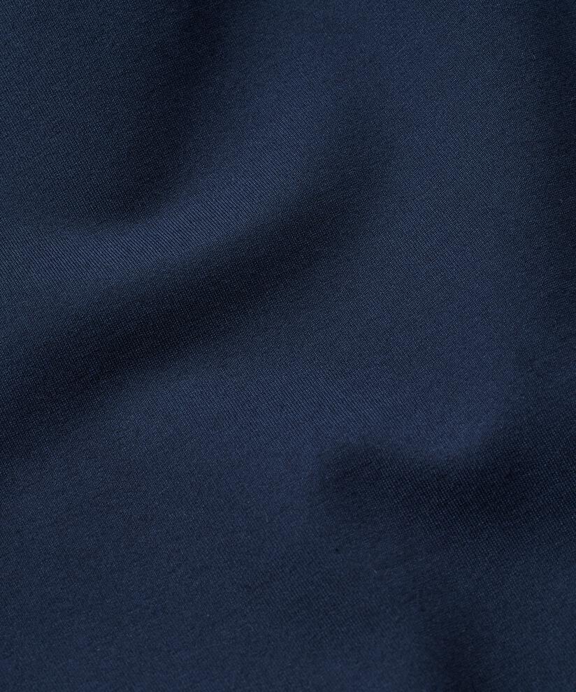 Pantalon En Jersey Avec Plis Sur Le Devant Et Zip Caché Sur Le Côté, Navy Blazer