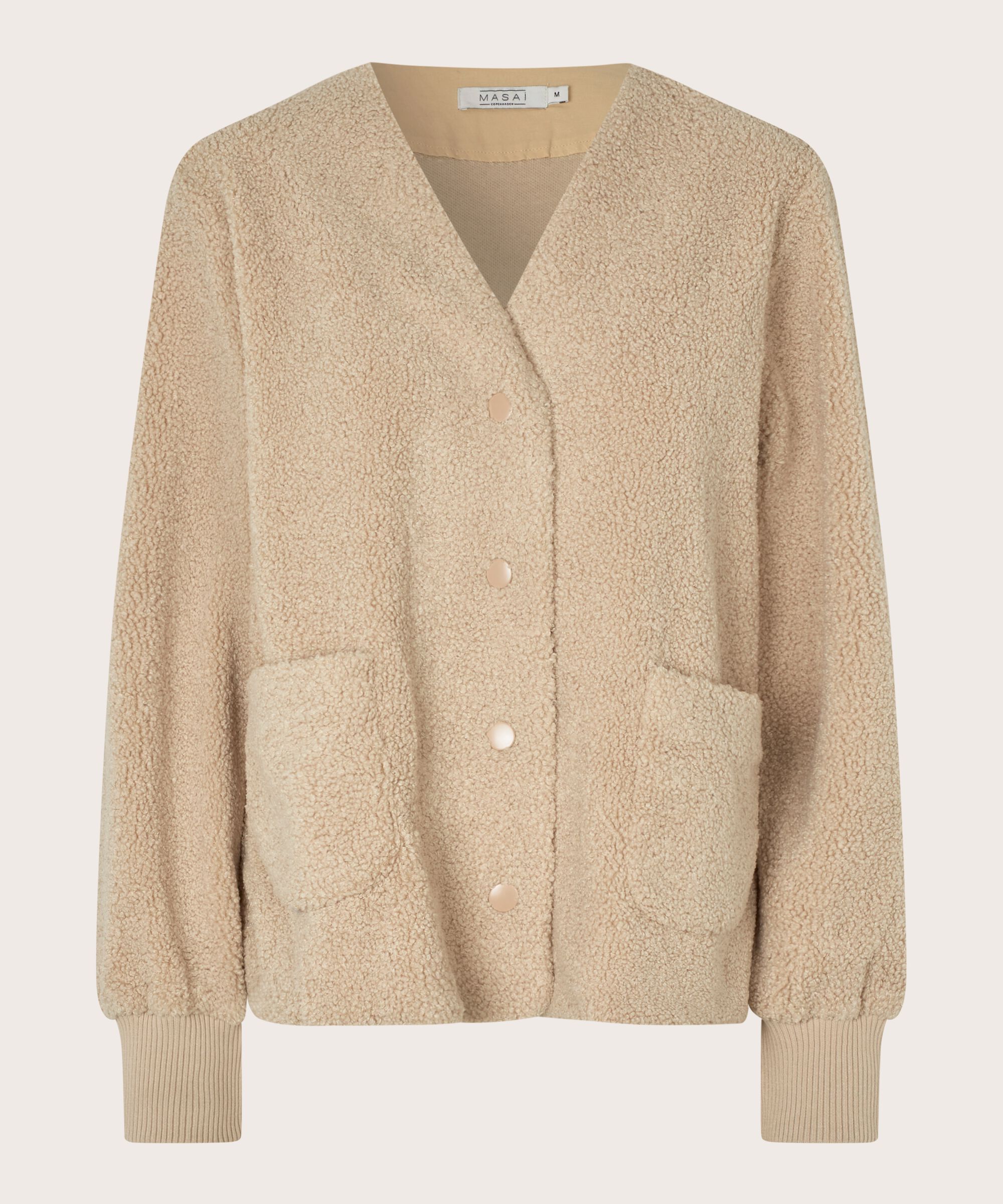 Veste Courte En Polaire Teddy, Fog