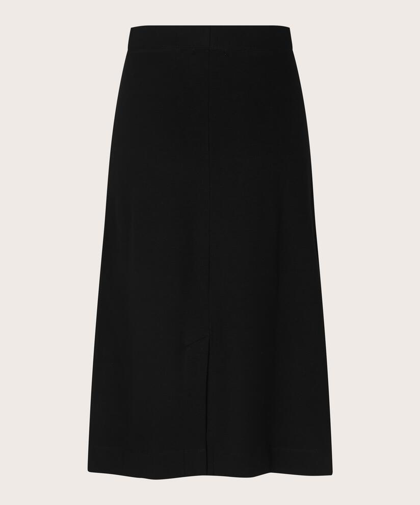 jupe crayon en jersey avec taille élastique, Black