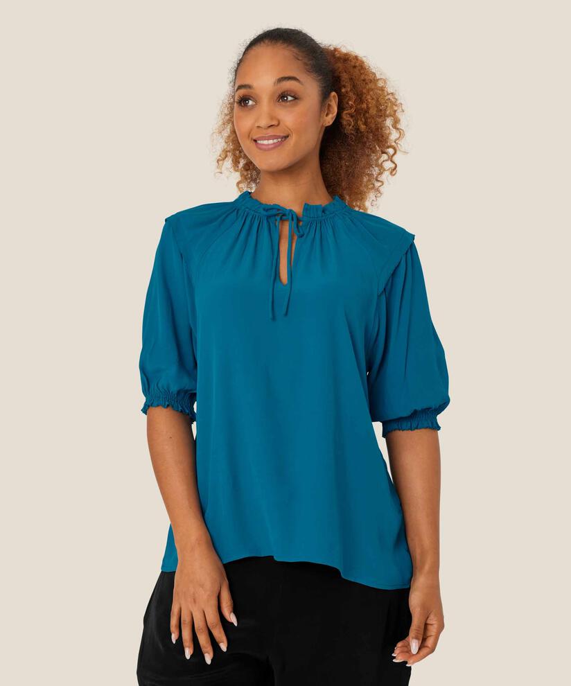 top en viscose avec détails volants, Celestial
