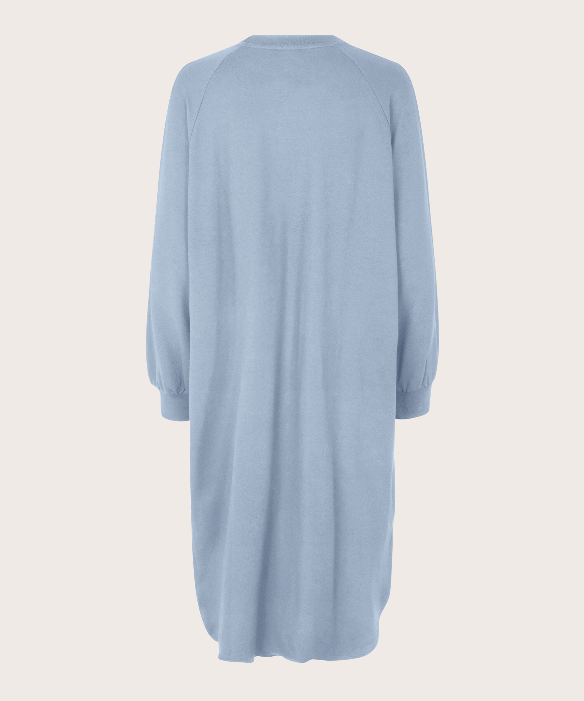robe casual en jersey à col rond, Blue Fog