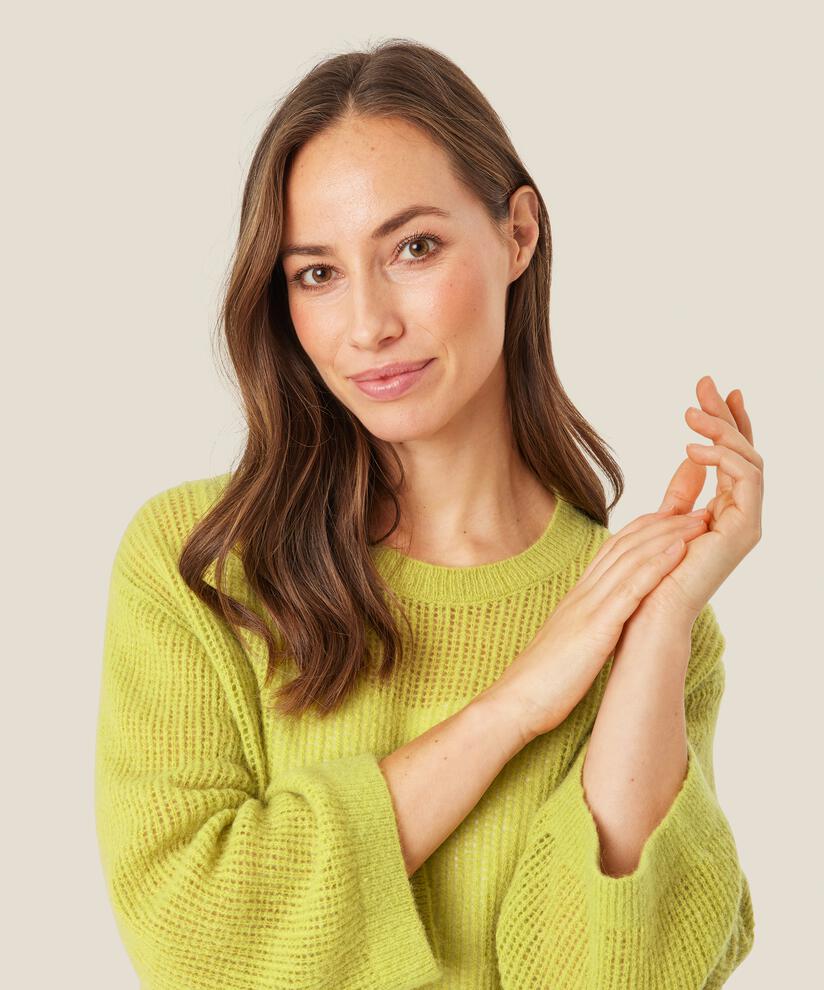 pull en maille lâche à manches longues, Oasis