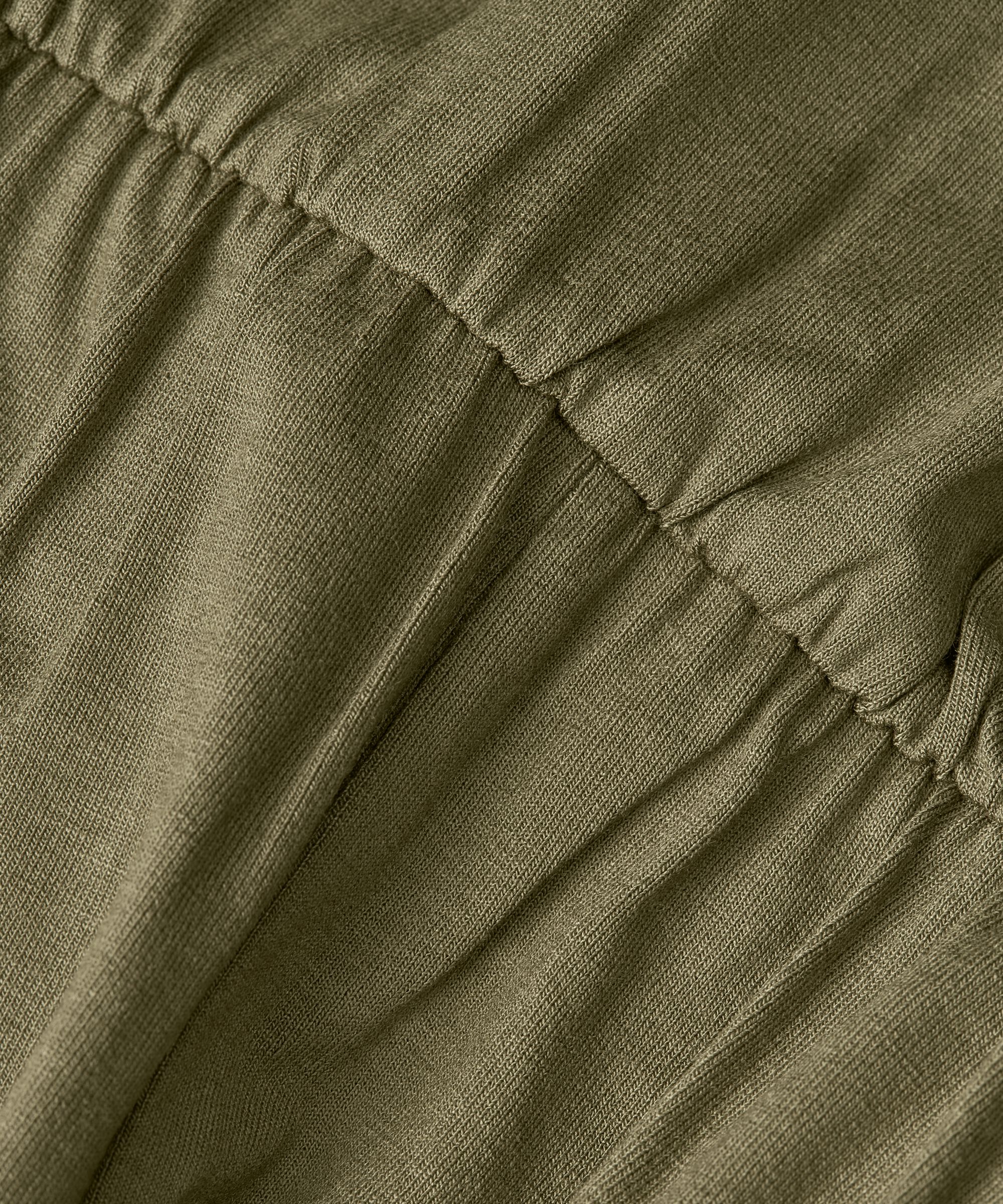 combinaison en jersey avec col en V et boutons, Dusky Green