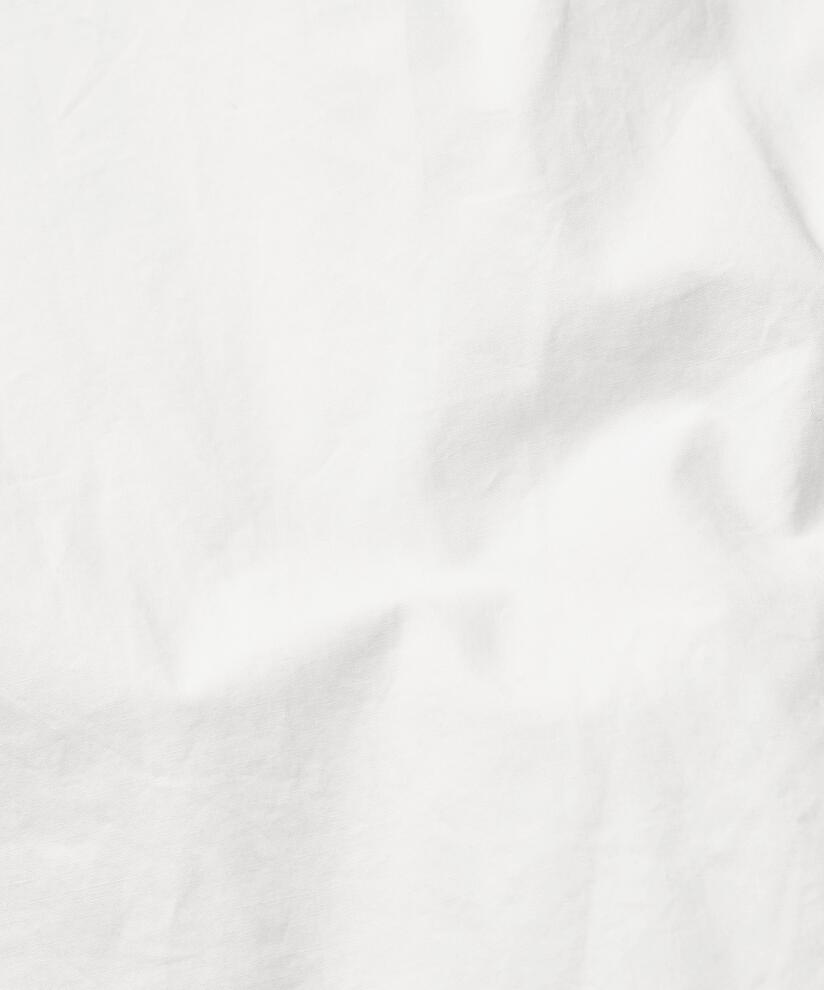 Chemise En Coton À Manches 3/4, White