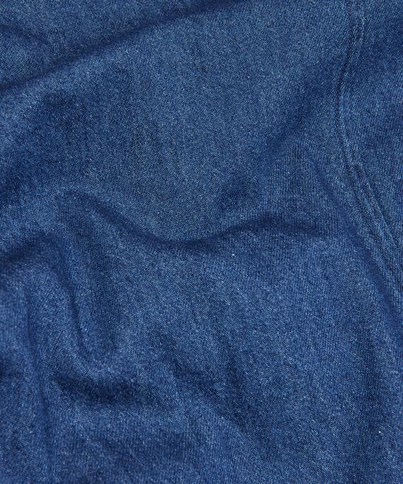 veste en jean non doublée avec fermeture boutonnée, Dark Denim