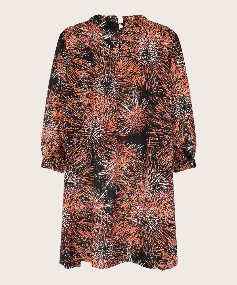 tunique en viscose imprimée à manches longues, Picante