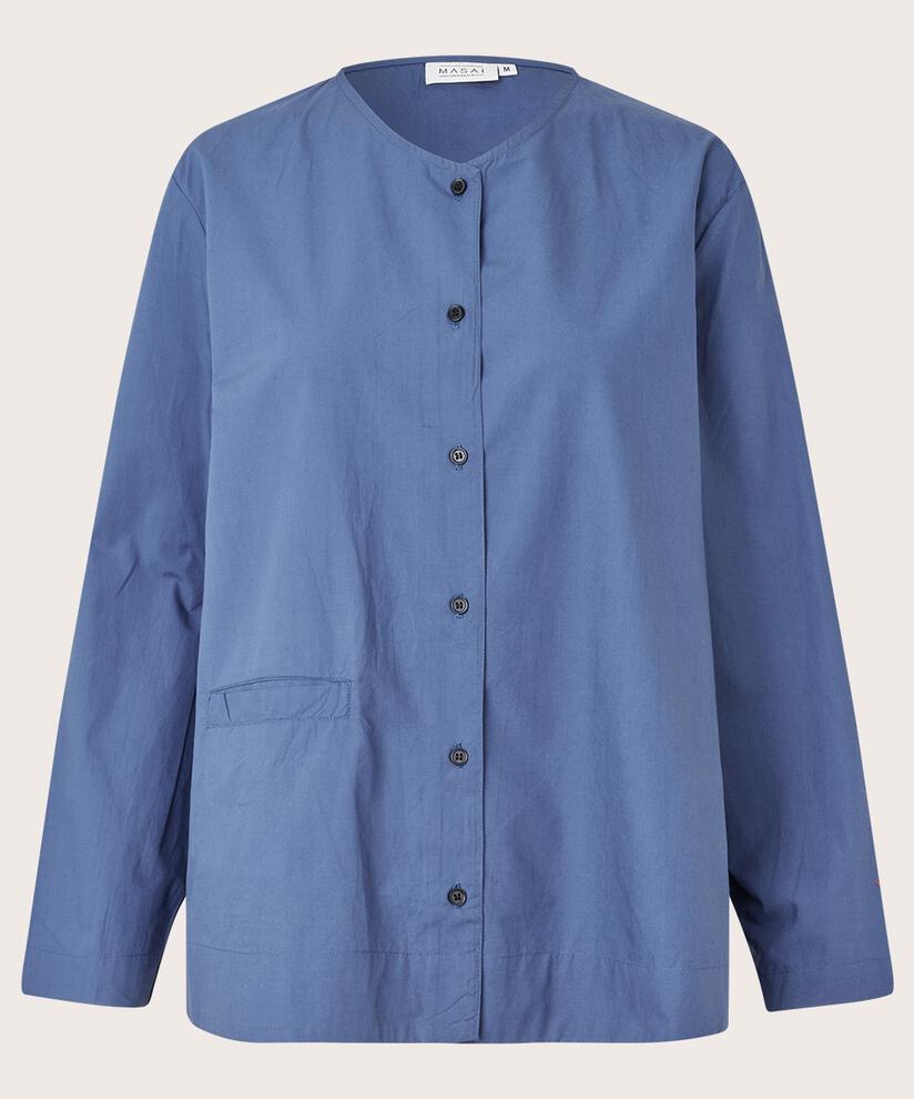Veste chemise boutonnée en coton, Sargasso Sea