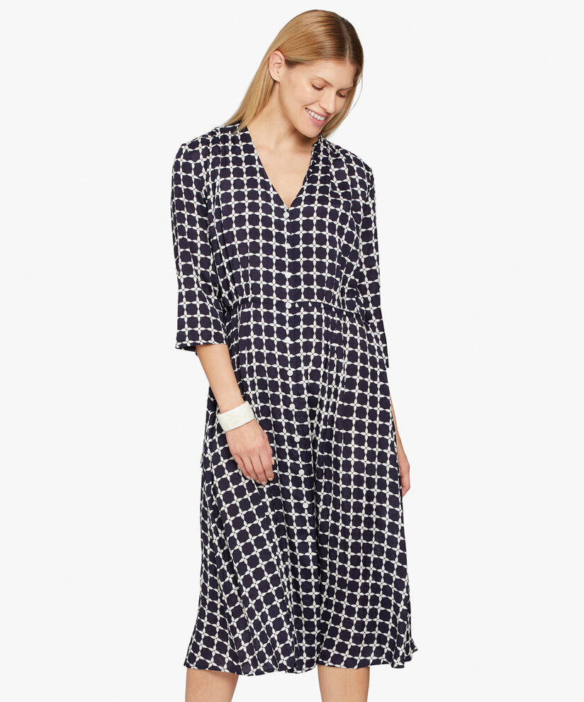 NINI DRESS, Navy