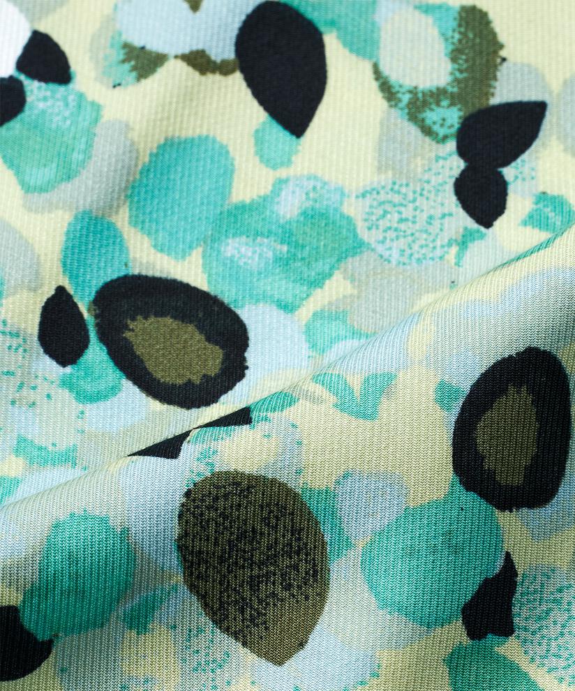 blouse en viscose à motif avec poches devant, Winter Green