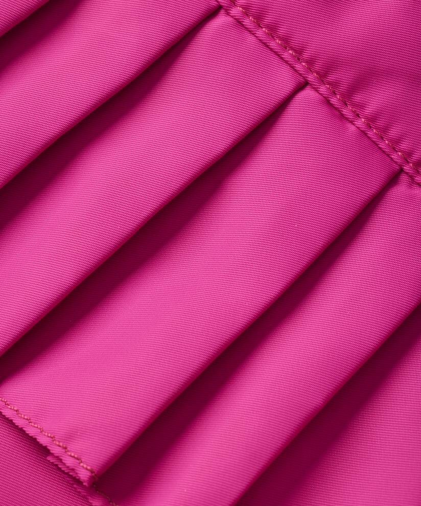 sac en nylon à volants, Fuchsia Red