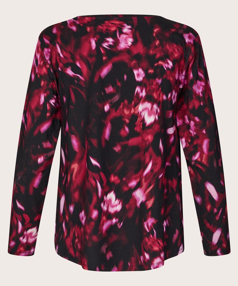 Top En Jersey Imprimé, Tawny Port