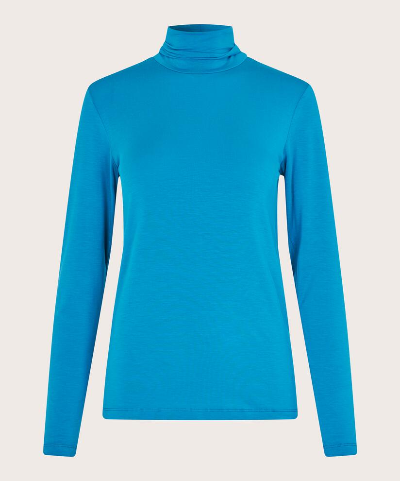 Blouse À Col Roulé En Jersey Doux, Celestial
