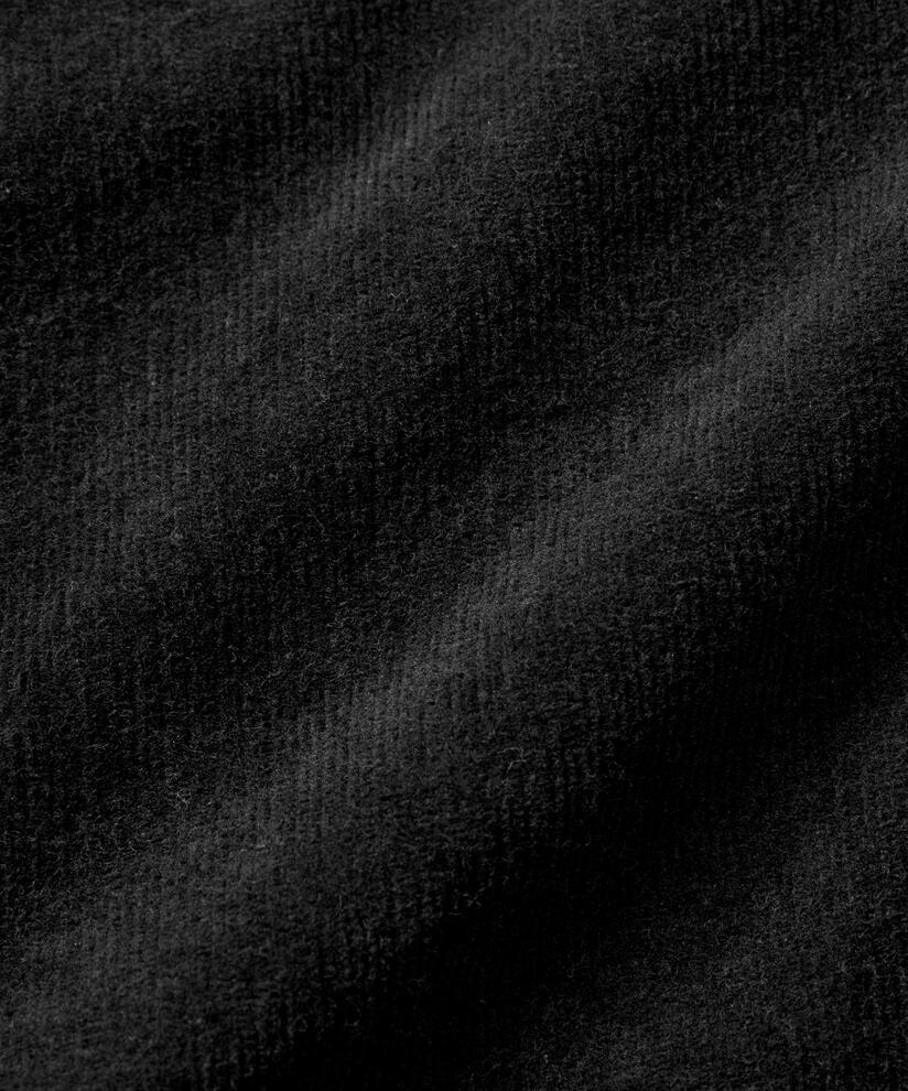 pantalon en velours côtelé à jambes étroites, Black