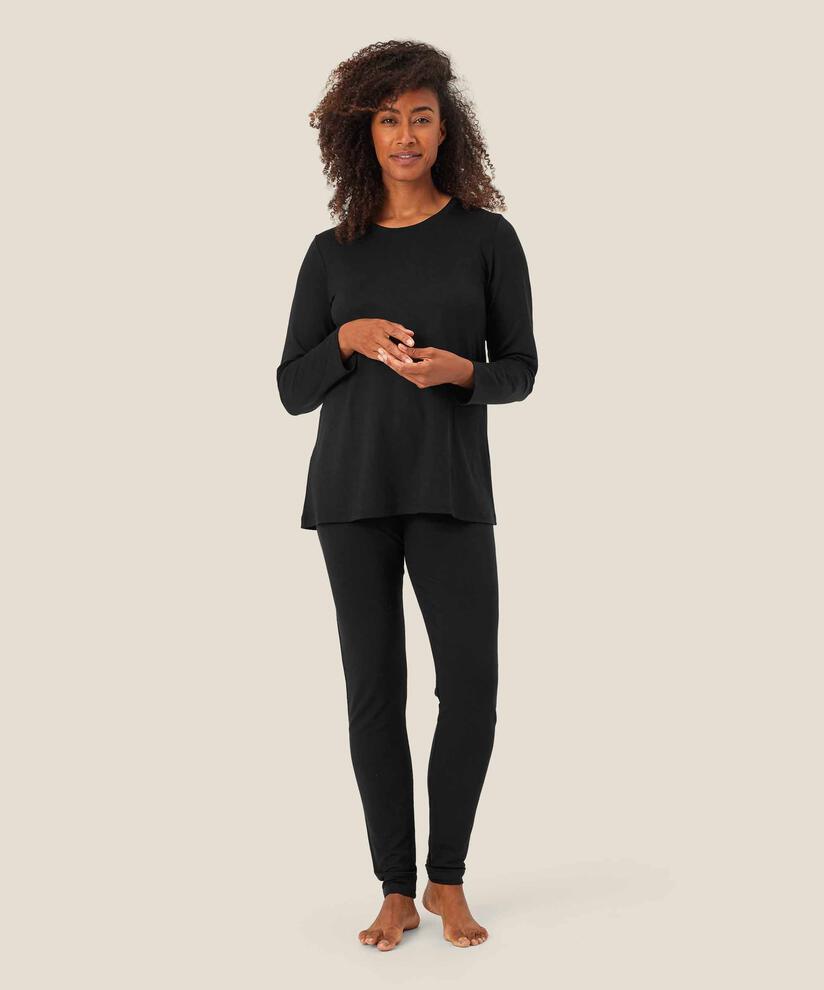 legging en qualité jersey extra doux, Black