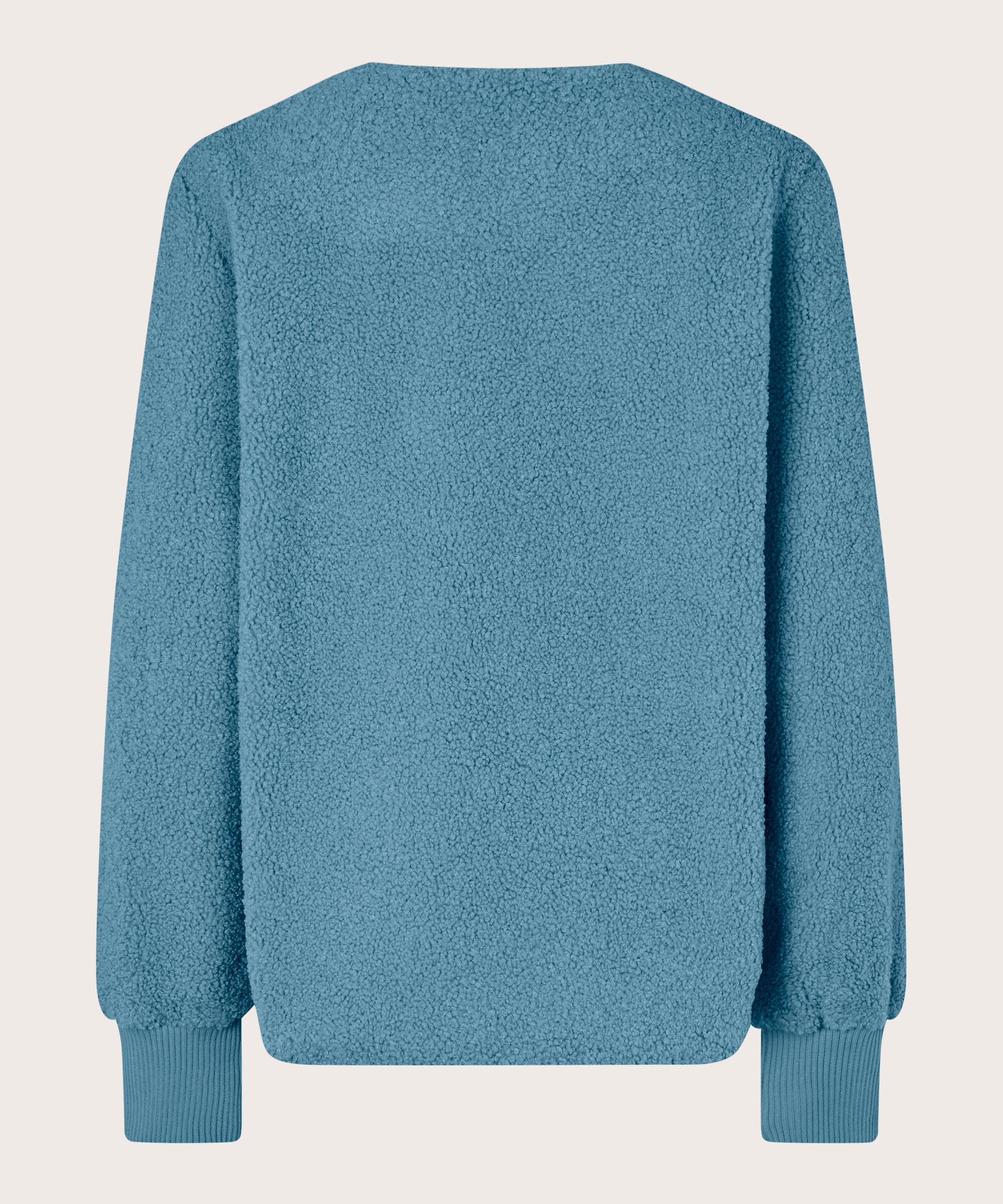 Veste Courte En Polaire Teddy, Proven Blue