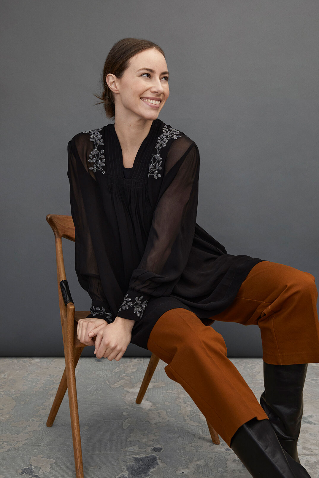 GINNY TUNIC, Black