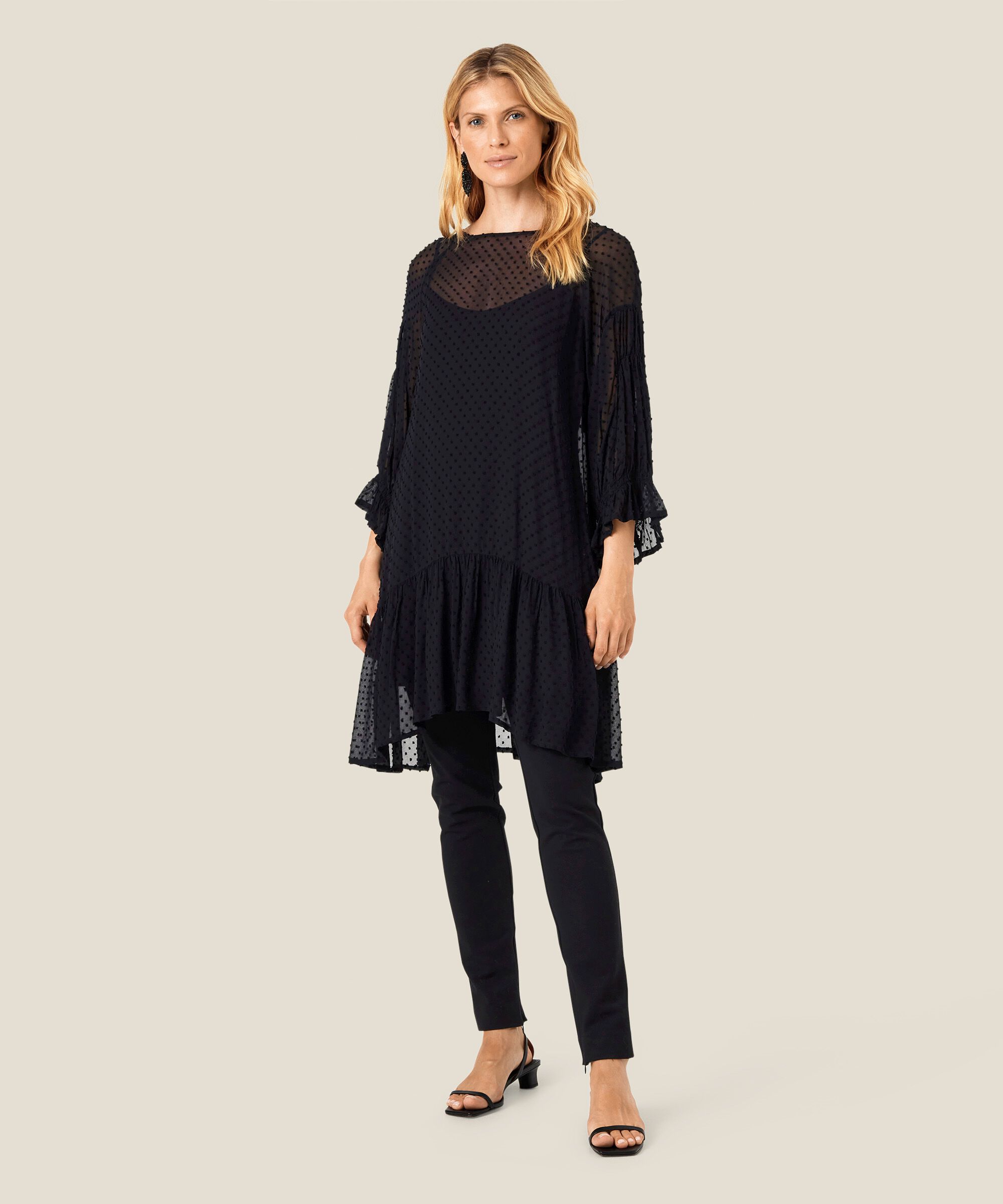 Ginana Tunic, Black