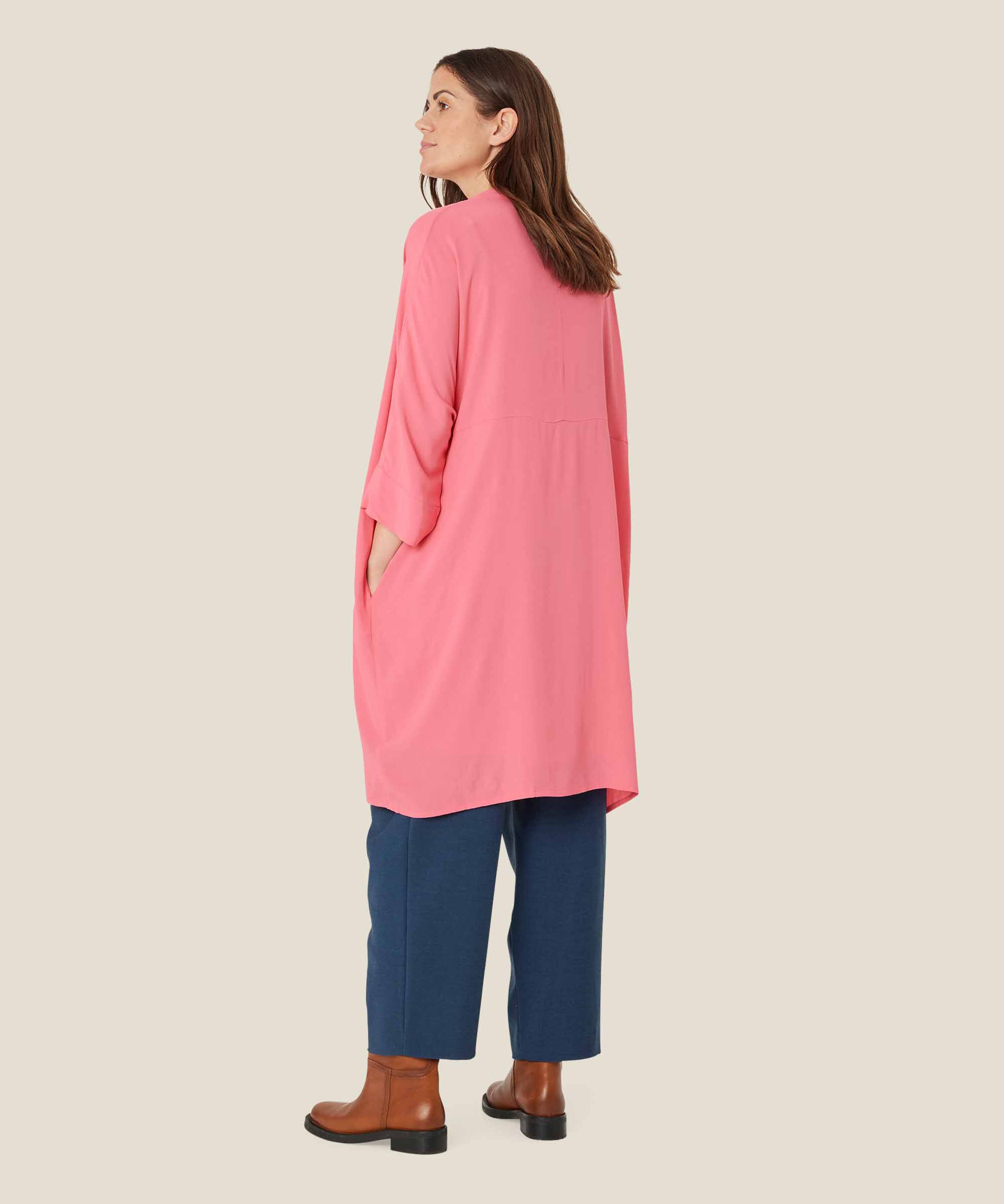 Robe Chemise En Viscose À Manches Trois-quarts, Confetti