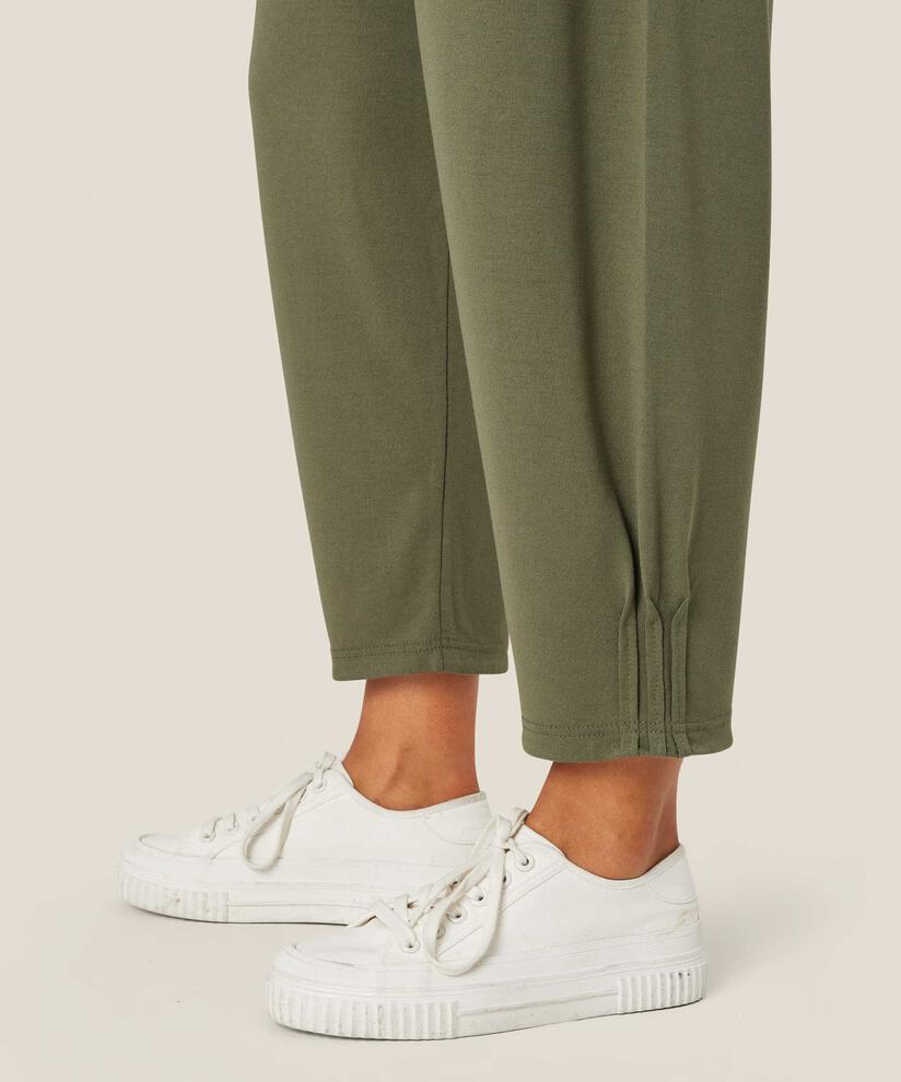 Patti JERSEY Trousers, D. Lichen Green