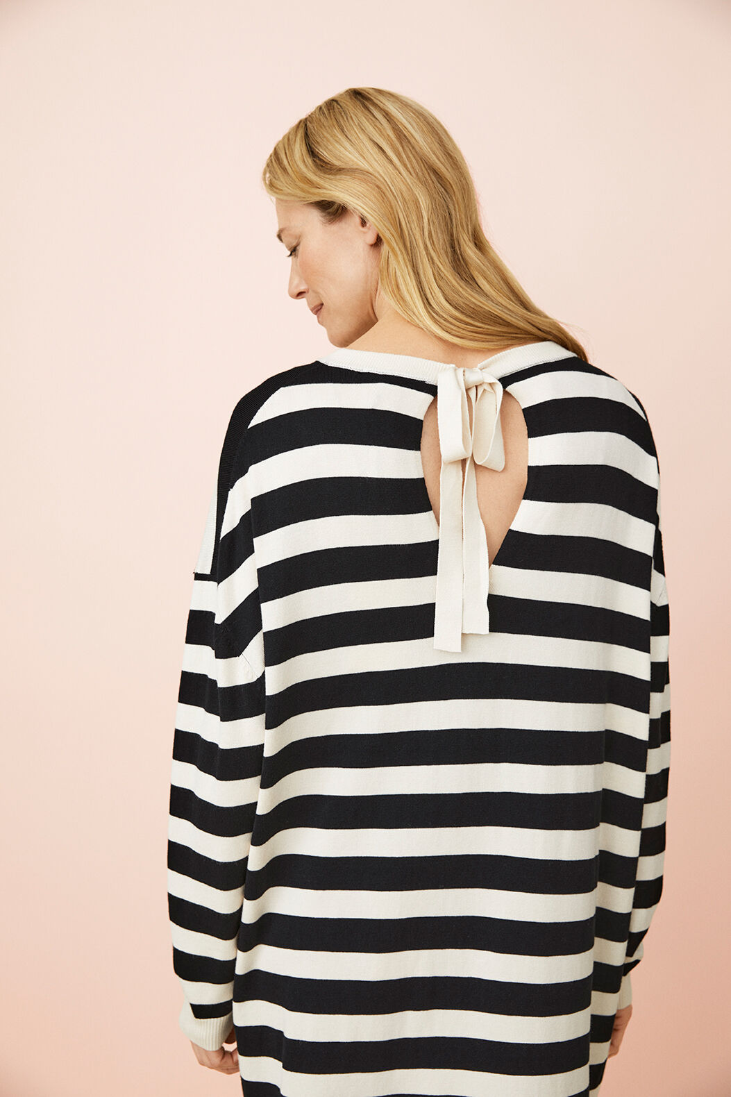 Nalba Dress, Black/Whitec