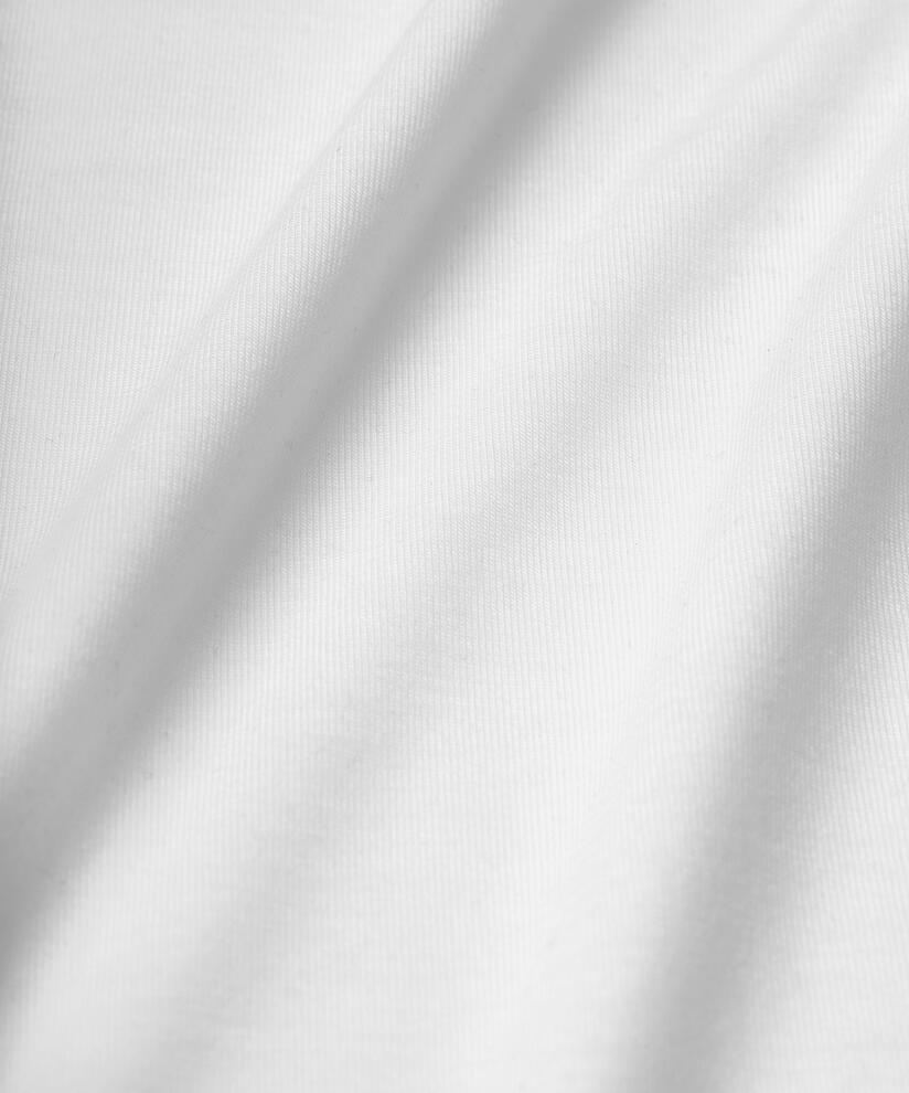 t-shirt fin en lyocell, White