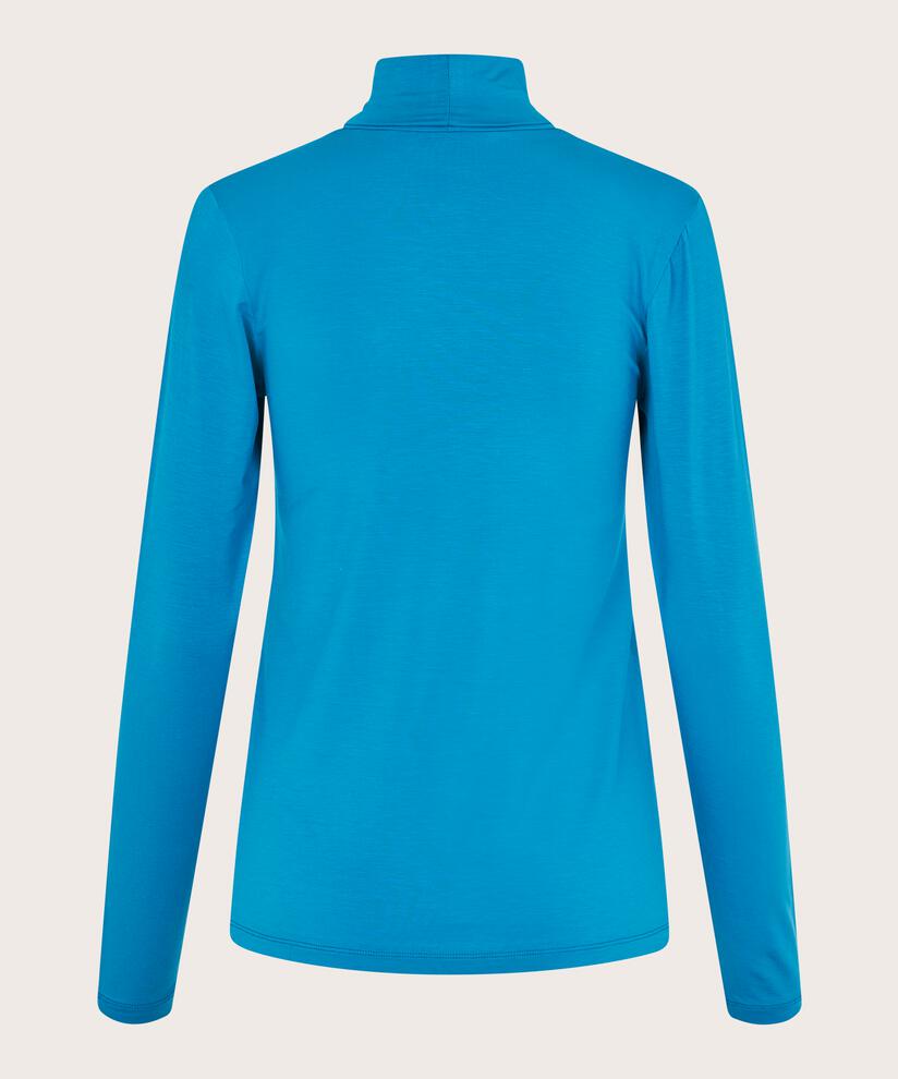 Blouse À Col Roulé En Jersey Doux, Celestial