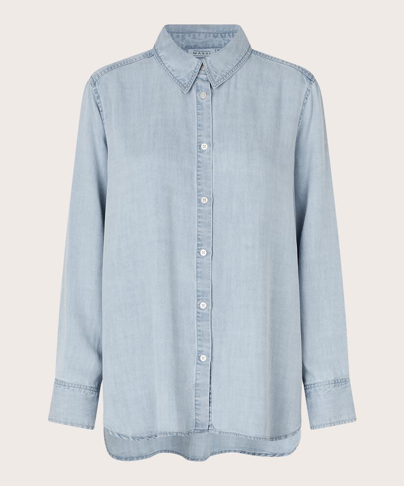 chemise en jean léger en lyocell, Light Denim
