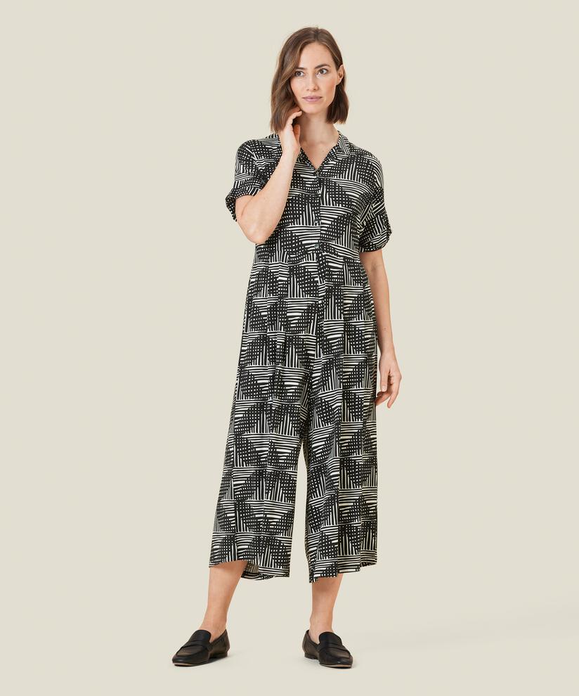 NYDIA JERSEY JUMPSUIT, Black