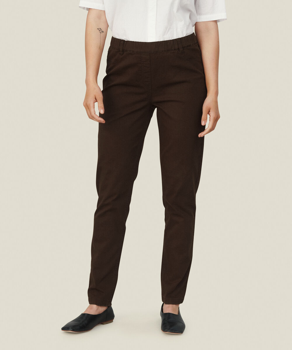 PAPIA TROUSERS, Chestnut