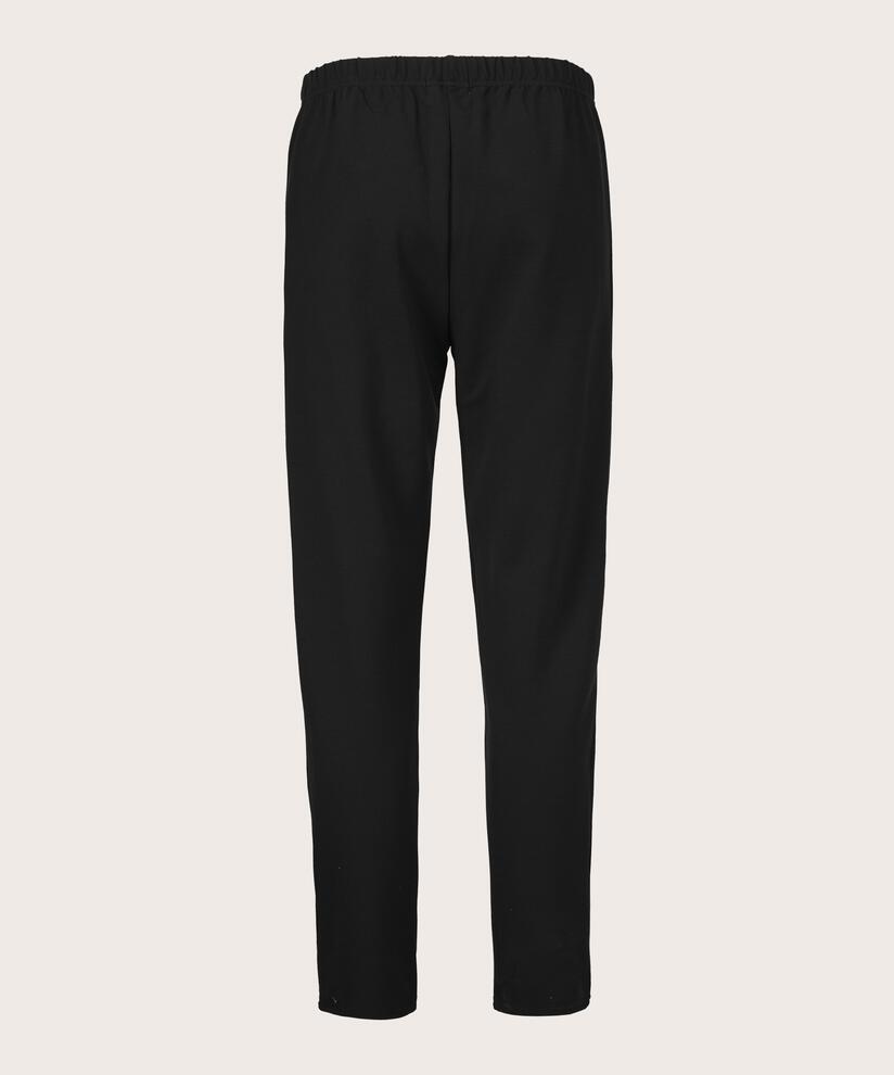 pantalon en jersey avec taille élastique, Black