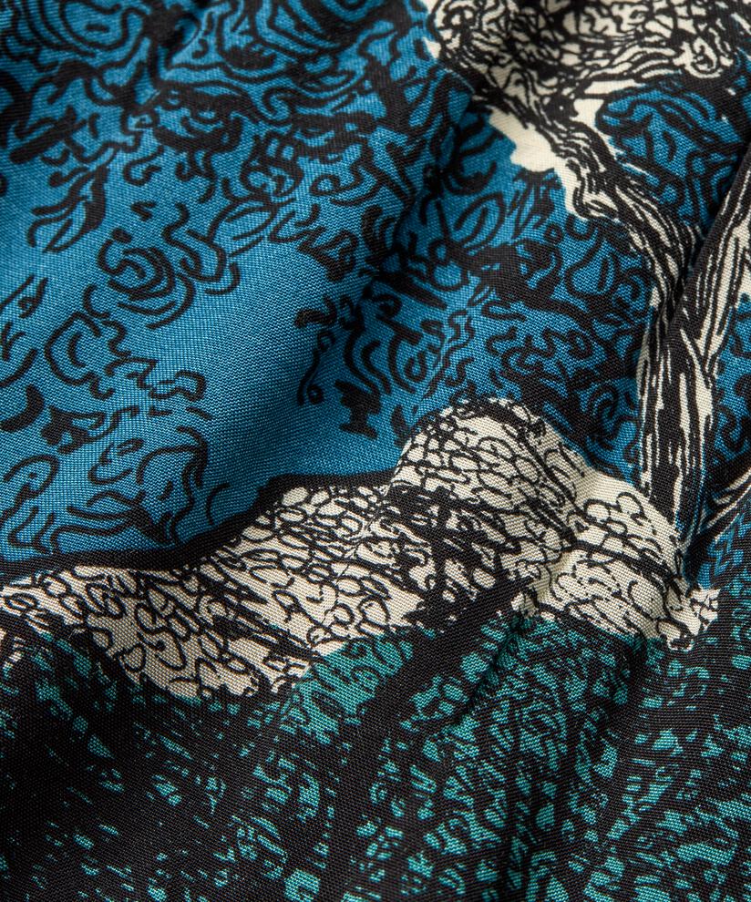 jupe en viscose à motif avec taille élastique, Celestial