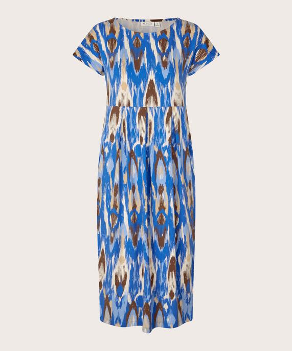 Robe Tulipe Avec Poches Fendues, Nebulas Blue