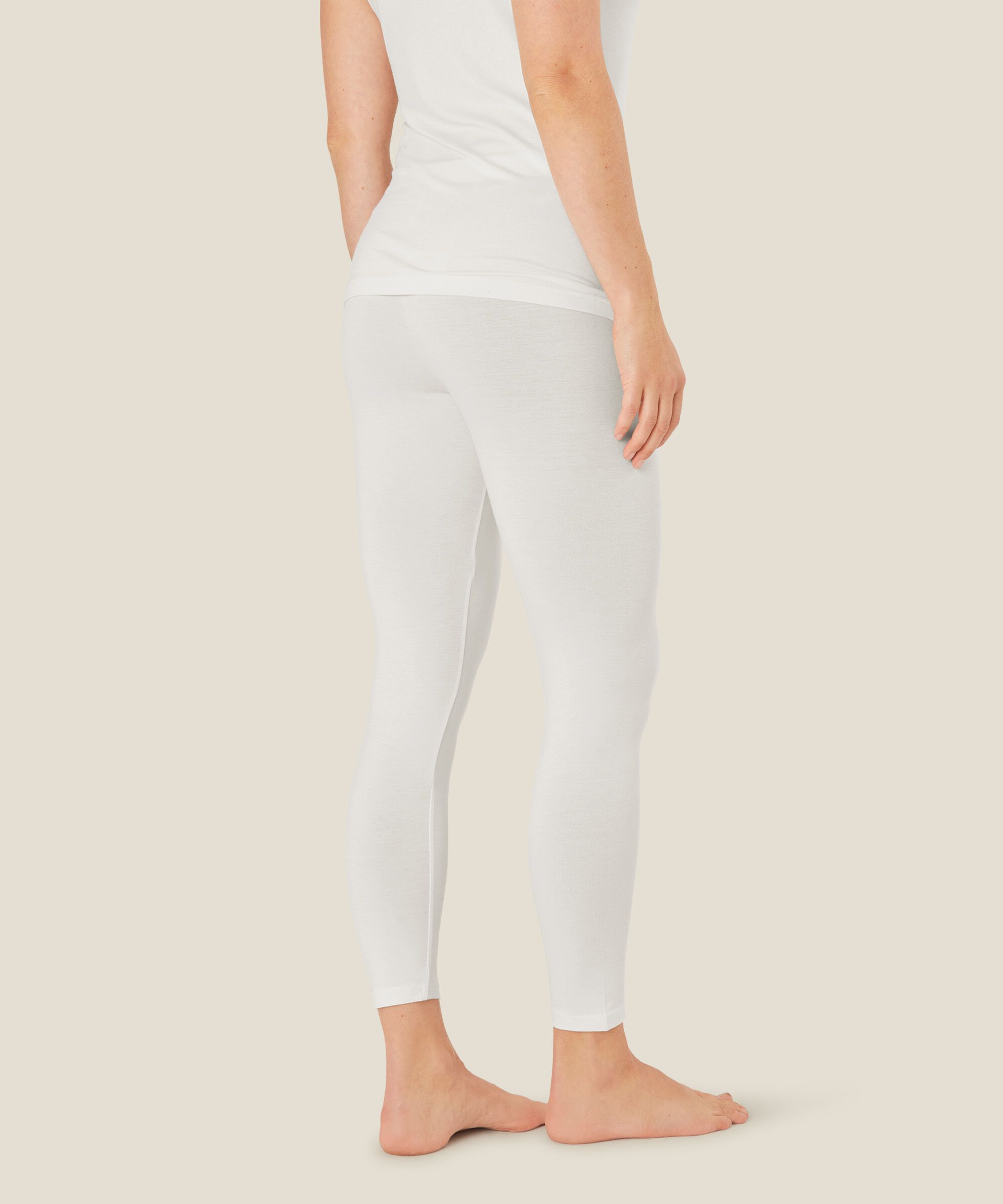 Legging En Jersey Doux, Cream