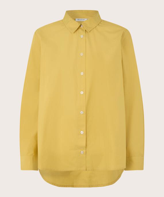 Chemise Boutonnée En Coton, Golden Green