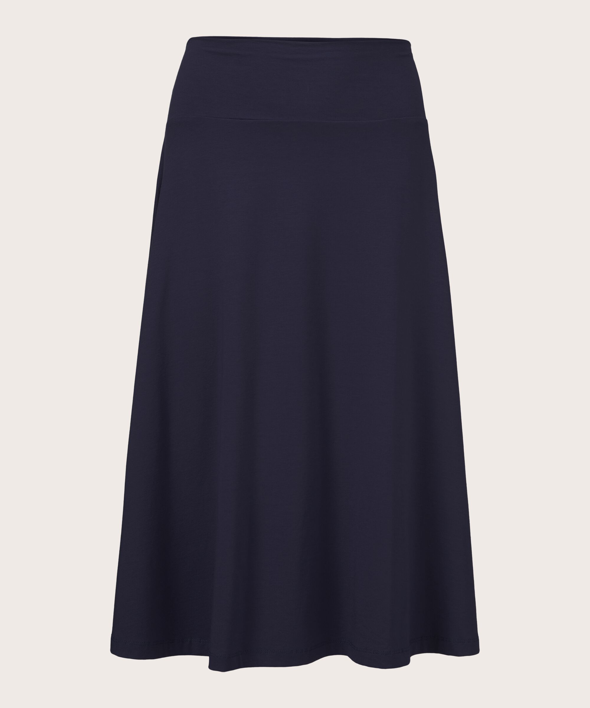 jupe classique en jersey stretch, Navy