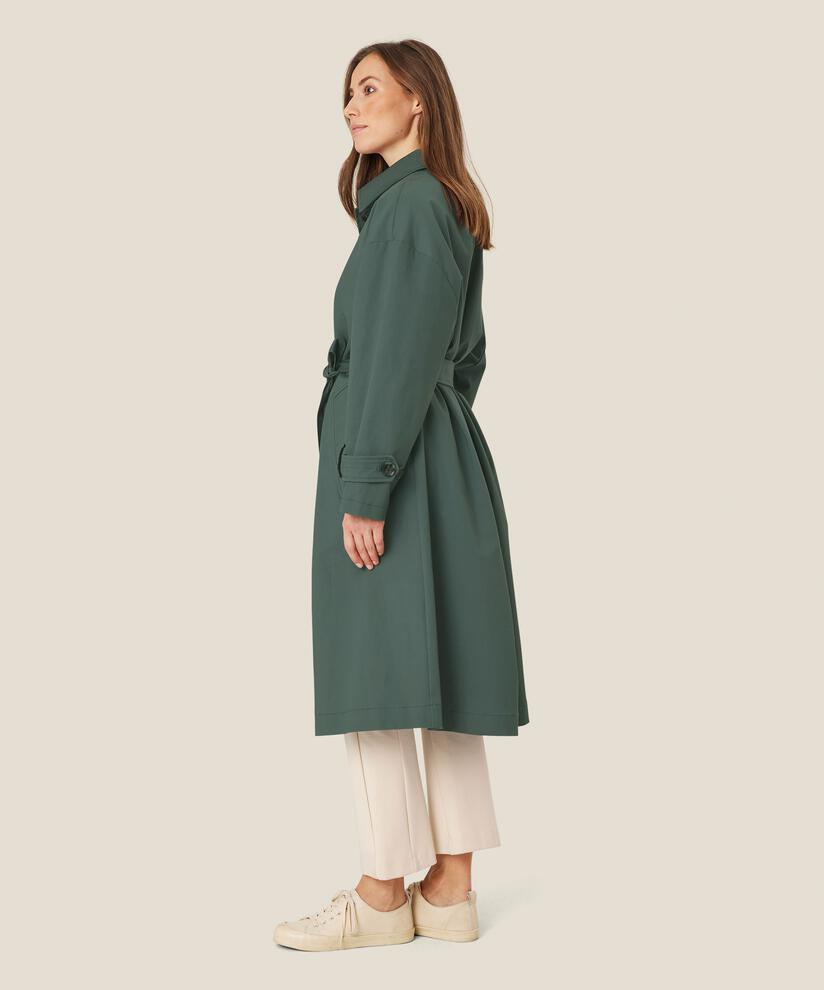 manteau avec boutons et ceinture, Balsam Green
