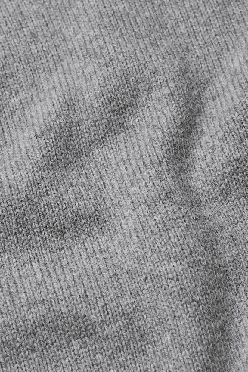 pull à col roulé avec fente latérale, M. Grey mel.