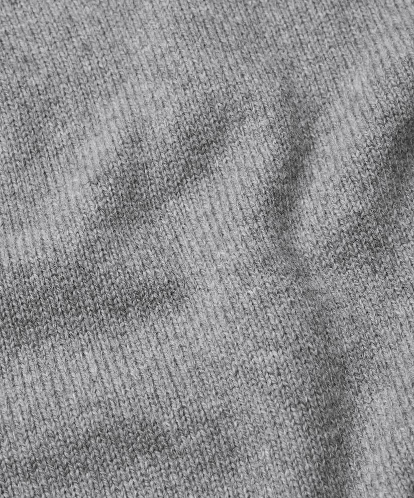 pull à col roulé avec fente latérale, M. Grey mel.