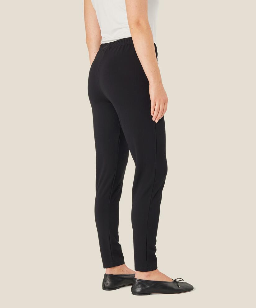 pantalon à la cheville en jersey, Black