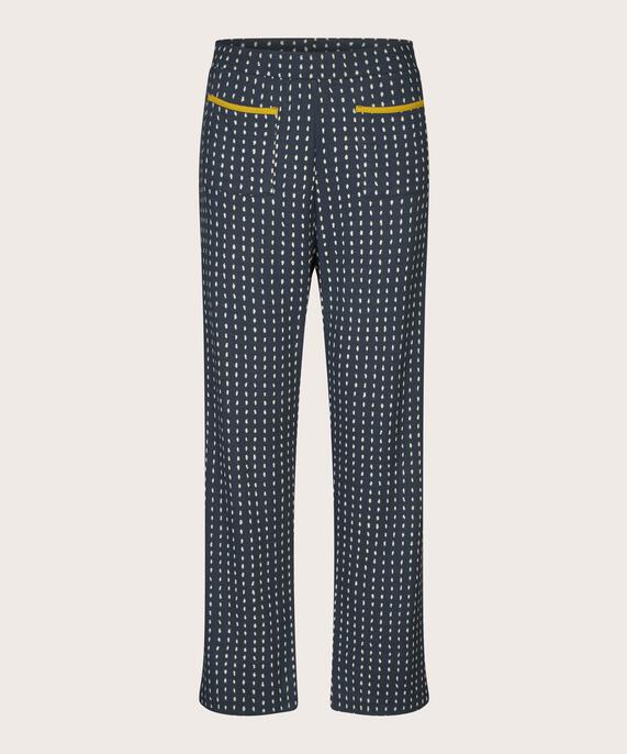 pantalon en jersey à pois avec taille élastique, Mood Indigo