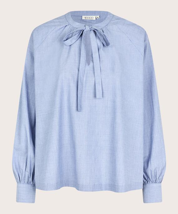 blouse en coton avec liens au cou, Sargasso Sea