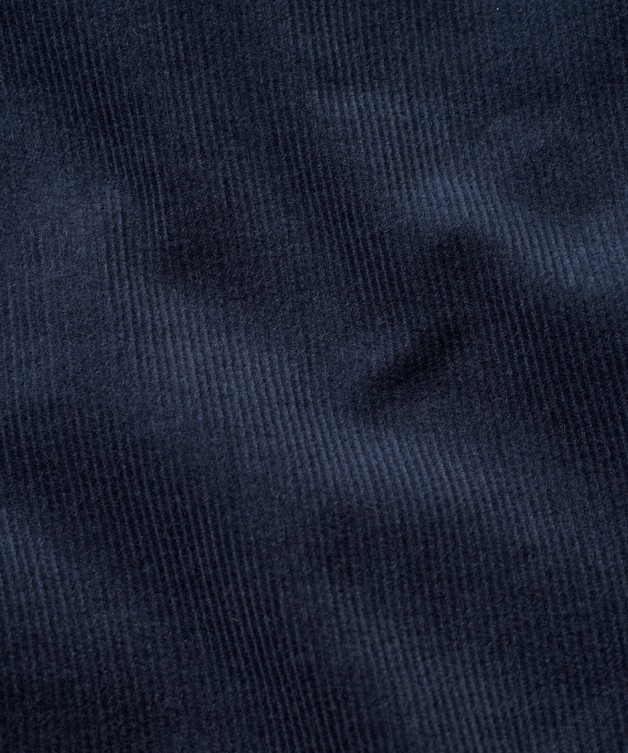 robe en velours avec fermeture éclair au col, Navy Blazer