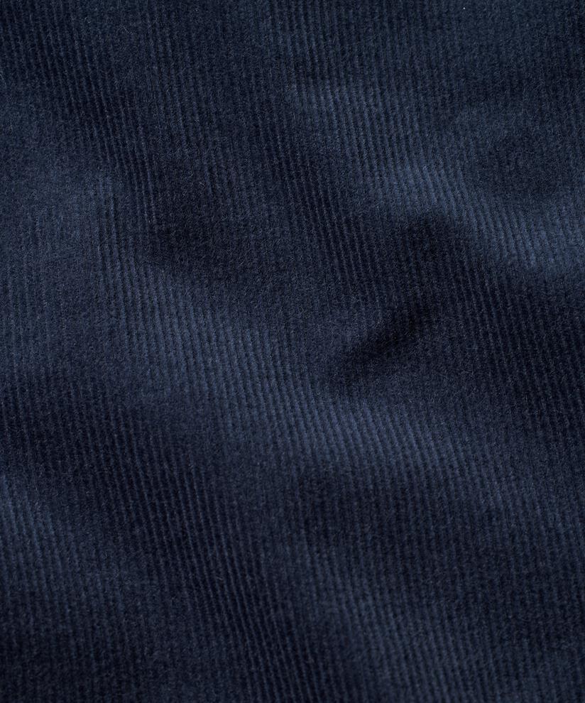 robe en velours avec fermeture éclair au col, Navy Blazer