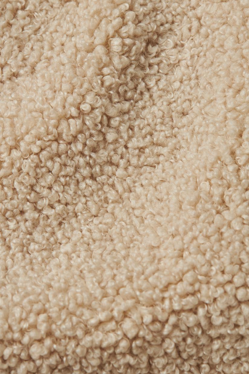 Veste Courte En Polaire Teddy, Fog