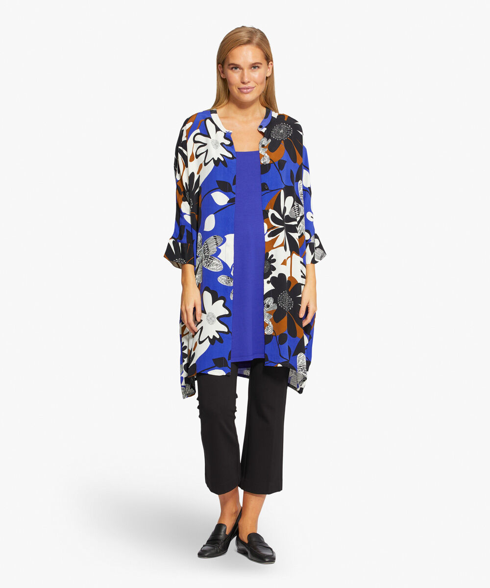 HABITA TUNIC, Clematis Blue
