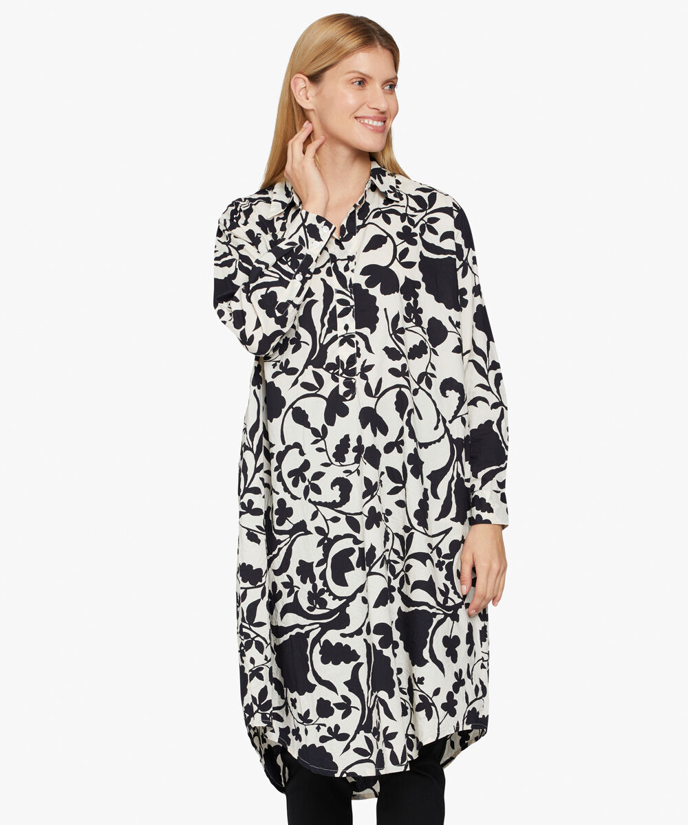NEVA SHIRT DRESS, Whitecap