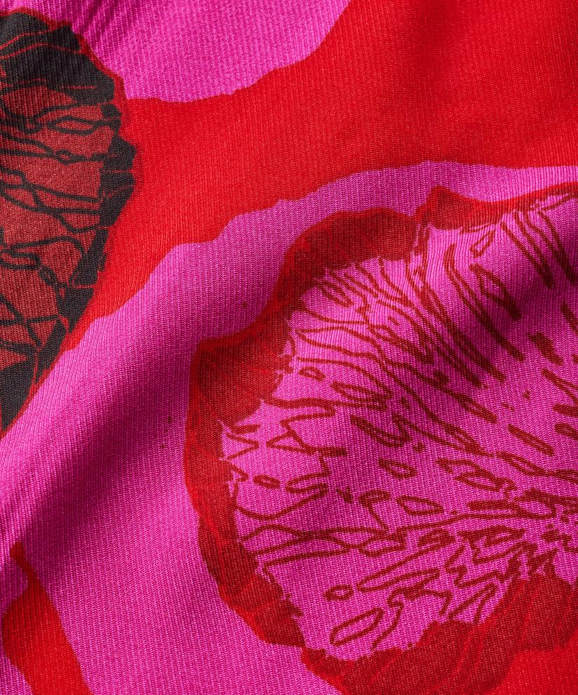 Blouse En Viscose Avec Détail Boutonné, Haute Red