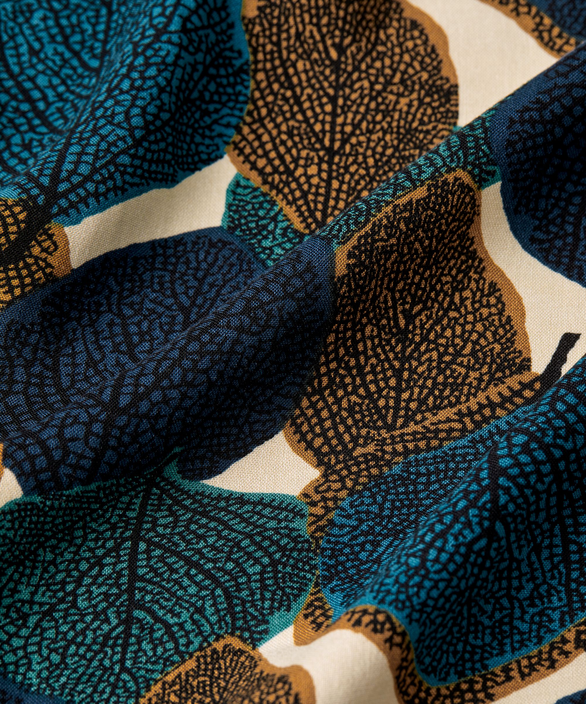 blouse en coton à col en V, Chipmunk