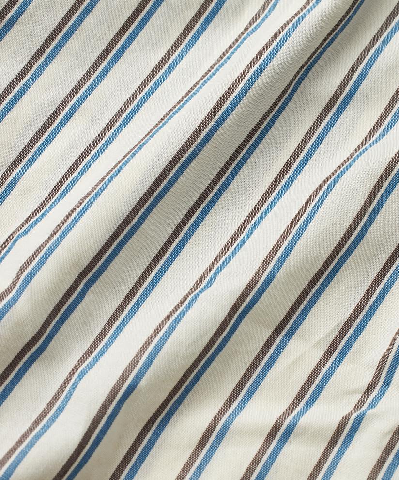 chemise en coton rayé à poignets larges, Celestial